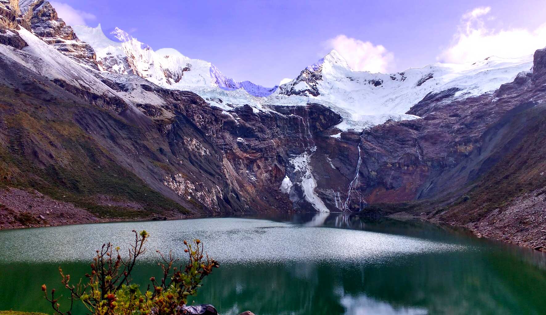 Quebrada Quillcayhuanca — cerca del Hotel Morales, Huaraz